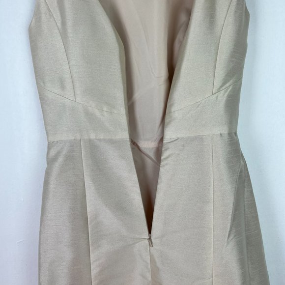 NWT Alfred Sung Dupioni Sleeveless Short Cocktail Dress with Bow Size 2 D626 - Picture 11 of 15